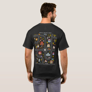 Personalisiertes "Autos auf dem Rücken des Vaters T-Shirt