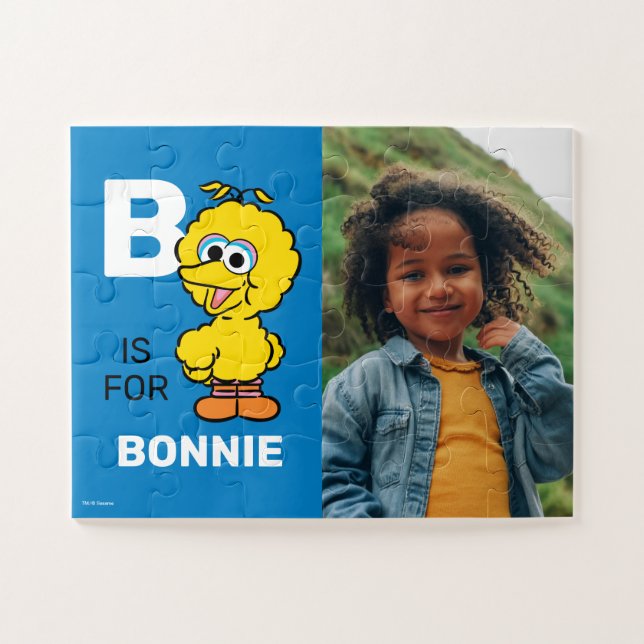 Personalisiertes B ist für Big Bird | FOTO (Horizontal)