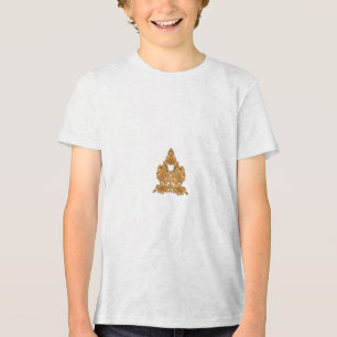 Personalisiertes Baby-Ankündigungs-T-Shirt für Mäd Tri-Blend Shirt
