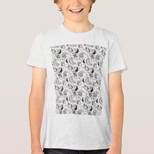 Personalisiertes Baby-Ankündigungs-T-Shirt für Mäd Tri-Blend Shirt