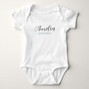 Personalisiertes Baby-Body - Benutzerdefinierter N Baby Strampler