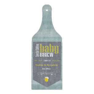 Personalisiertes Baby Brew Beer Label Funny Schneidebrett
