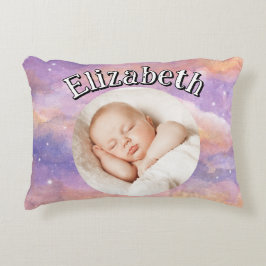 Personalisiertes Baby-Foto | Custom Baby Picture Dekokissen