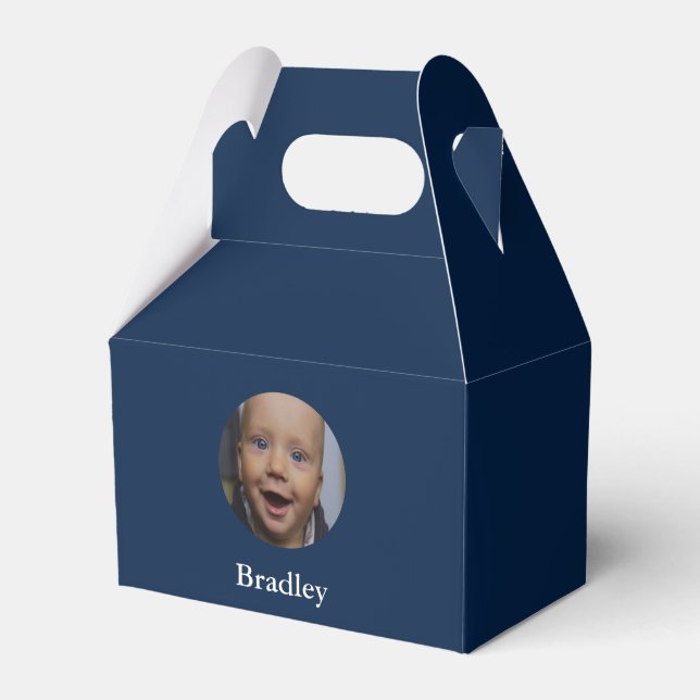 Personalisiertes Baby-Foto Geschenkschachtel (Vorderseite)