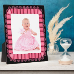 Personalisiertes Baby Foto Rosa Lasche Rahmen