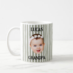Personalisiertes Baby-Gesicht-Foto-Streifen-Babybi Kaffeetasse