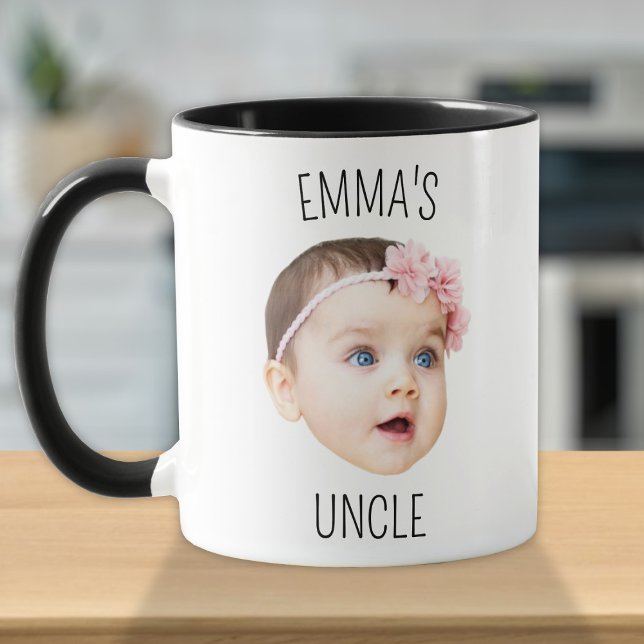 Personalisiertes Baby-Gesicht Foto Tasse für neue  (Von Creator hochgeladen)