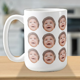 Personalisiertes Baby-Gesicht Fotos Niedlich Kaffe Kaffeetasse