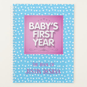 Personalisiertes Baby im ersten Jahr Planer