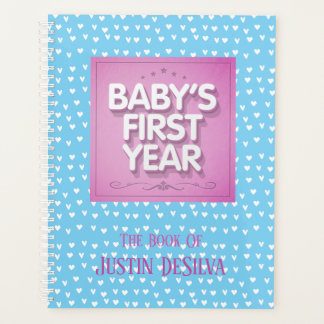 Personalisiertes Baby im ersten Jahr Planer