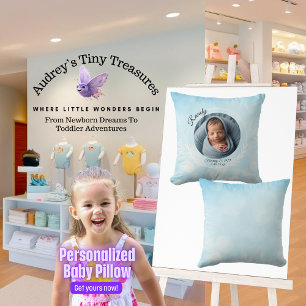 Personalisiertes Baby-Jungen-Wurfkissen Kissen