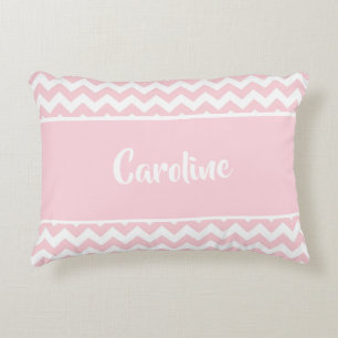 Personalisiertes Baby Kissen - Pastellfarben Rosa 
