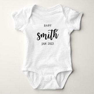 Personalisiertes Baby kommt bald Schwangerschaft A Strampler
