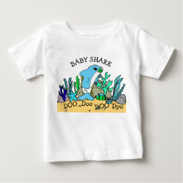 Personalisiertes Baby Shark Baby Baby T-shirt