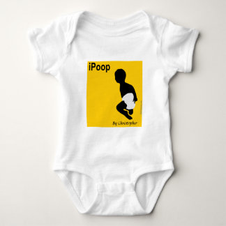 Personalisiertes Baby-Shirt, iPoop durch Baby Strampler