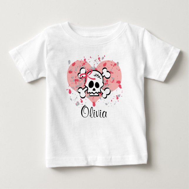 Personalisiertes Baby T-shirt (Vorderseite)