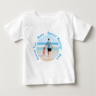Personalisiertes Baby T-Shirt mit Foto und individ