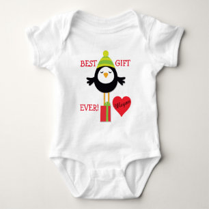 Personalisiertes Baby-Vogel-Herz Baby Strampler