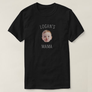 Personalisiertes Babygeschenk für Mama Junge Mutte T-Shirt