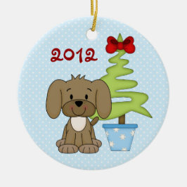Personalisiertes Baby's 1. Weihnachten Niedlicher Keramik Ornament