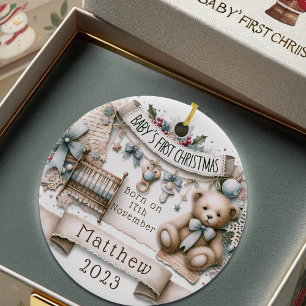 Personalisiertes Baby's First Christmas Ornament G
