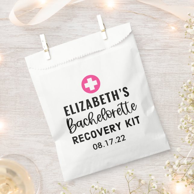 Personalisiertes Bachelorette-Erholung-Kit Geschenktütchen (Ausgeschnitten)
