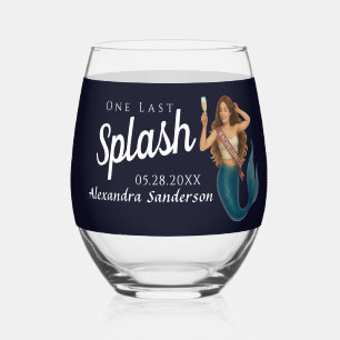 personalisiertes Bachelorettenglas Weinglas Ohne Stiel