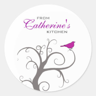 Personalisiertes Backen, Konfitüre, Sauce, Konserv Runder Aufkleber