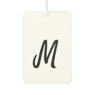 personalisiertes Backen mit einfachem monogramm Lo Autolufterfrischer
