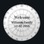 personalisiertes Backen mit einfachem monogramm Lo Dartscheibe<br><div class="desc">Gestaltung</div>