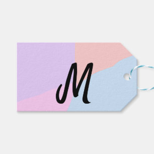 personalisiertes Backen mit einfachem monogramm Lo Geschenkanhänger