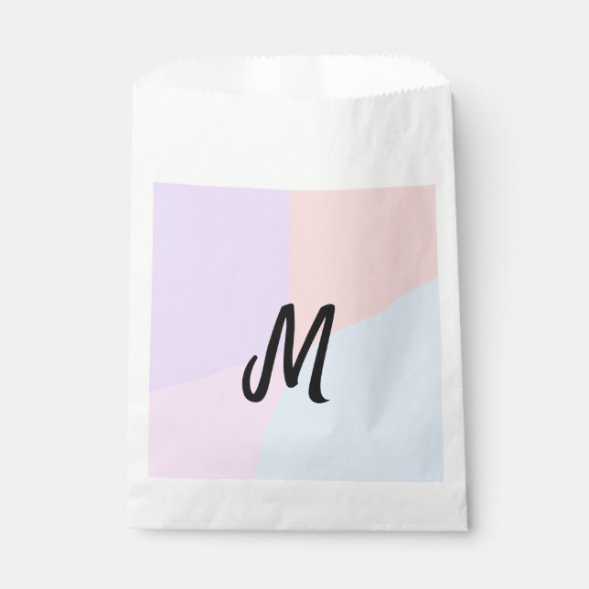 personalisiertes Backen mit einfachem monogramm Lo Geschenktütchen (Vorderseite)