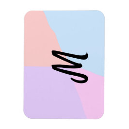 personalisiertes Backen mit einfachem monogramm Lo Magnet