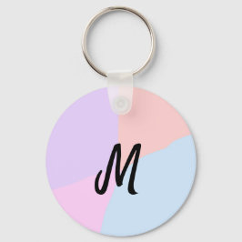personalisiertes Backen mit einfachem monogramm Lo Schlüsselanhänger