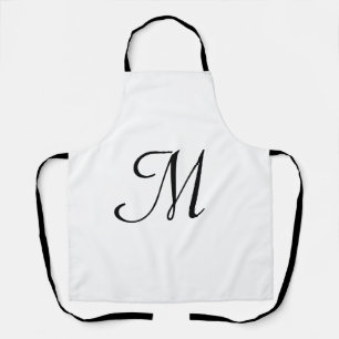 personalisiertes Backen mit einfachem monogramm Lo Schürze