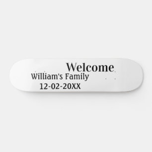 personalisiertes Backen mit einfachem monogramm Lo Skateboard