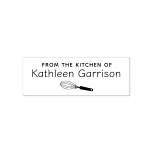 Personalisiertes Backen und Kochen mit Schneebesen Permastempel