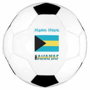Personalisiertes Bahamas-Flagge Patriotisches Fußb Fußball