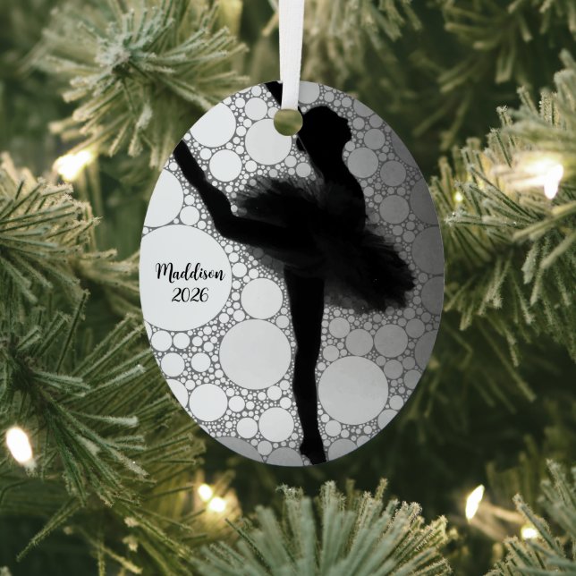 Personalisiertes Ballett Ballerina Ornament Aus Metall (InSitu)