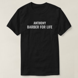 Personalisiertes Barbier-Geschenk fürs Leben, indi T-Shirt