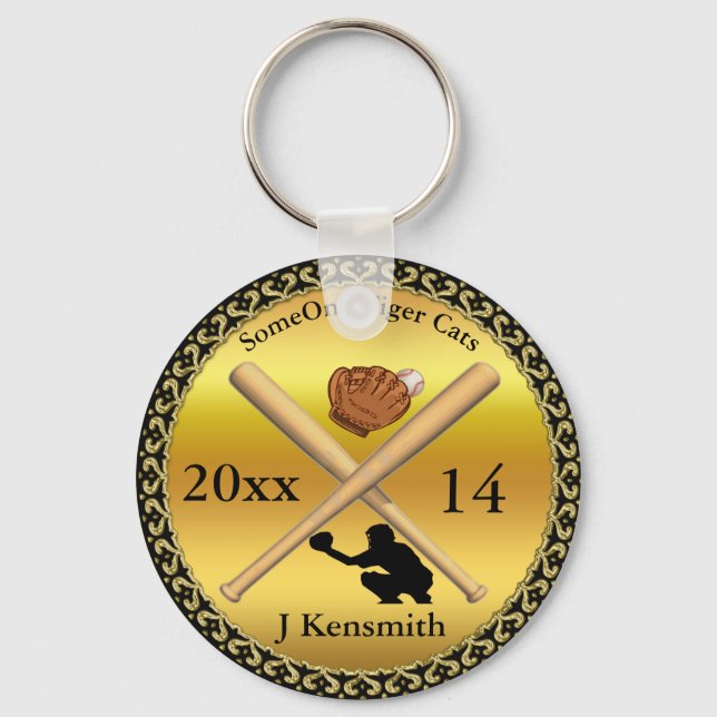 Personalisiertes Baseball Champions League-Design  Schlüsselanhänger (Vorderseite)