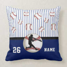 Personalisiertes Baseball-Kissen mit Ihrer Namensn