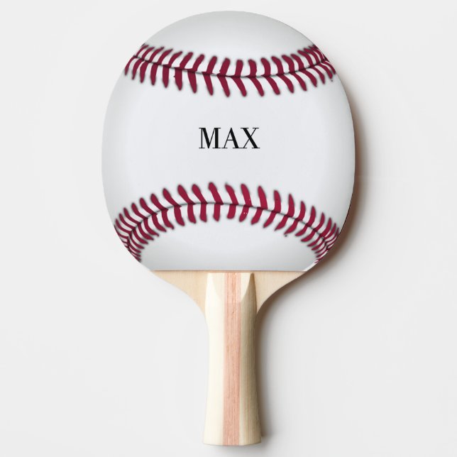 Personalisiertes Baseball Ping Pong Paddle Tischtennis Schläger (Vorderseite)