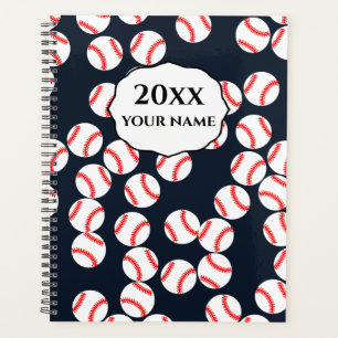 Personalisiertes Baseball-Planer-Notebook Planer