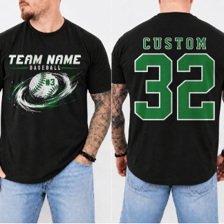 Personalisiertes Baseball-Spieltag-Team T-Shirt