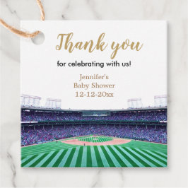 Personalisiertes Baseball-Thema Vielen Dank für Ih Geschenkanhänger