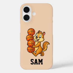 Personalisiertes Basketball-Design mit einem Eichh iPhone 16 Hülle