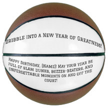 Personalisiertes Basketball Geburtstagsgeschenk