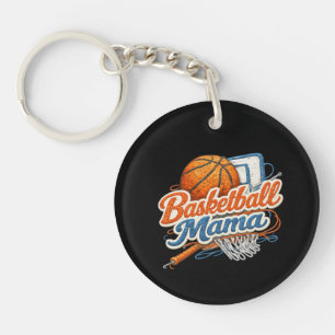 Personalisiertes Basketball-Mama-Team-Schlüsselanh Schlüsselanhänger
