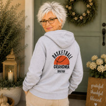 Personalisiertes Basketball-Oma-Sweatshirt Hoodie